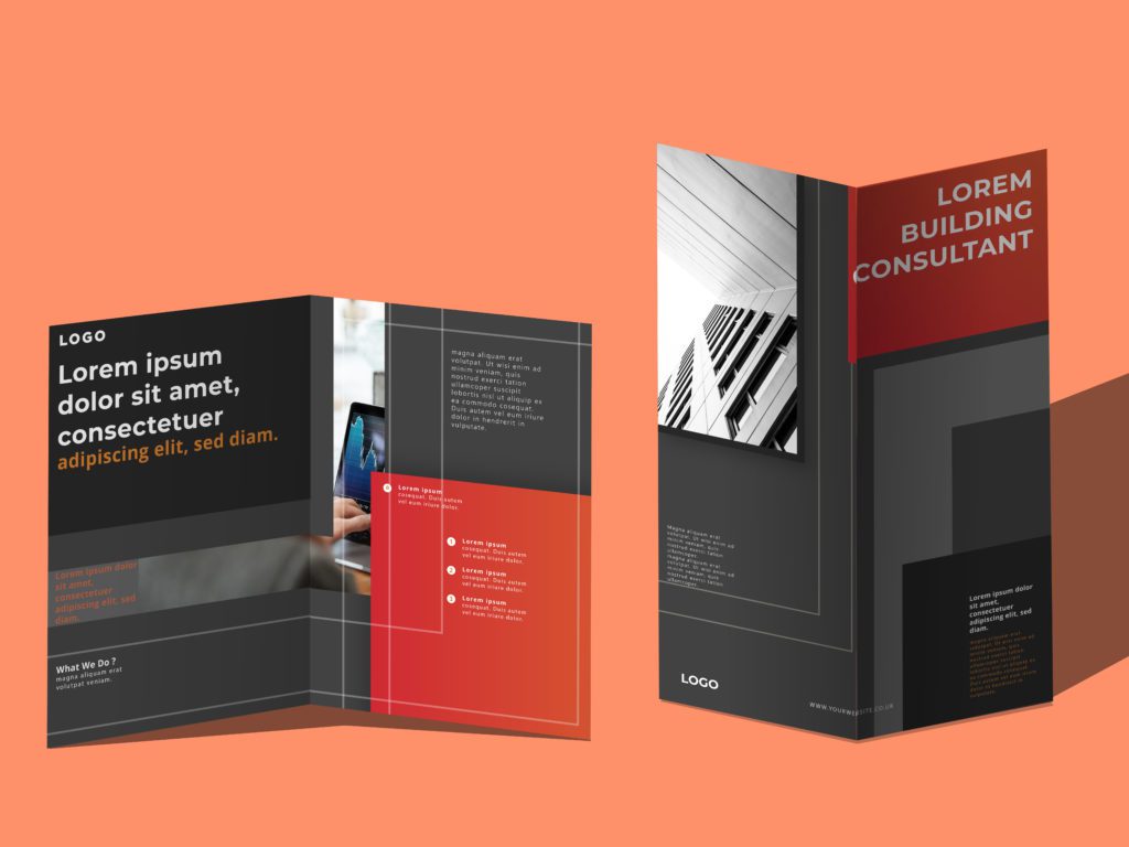 use line art in your brochure design