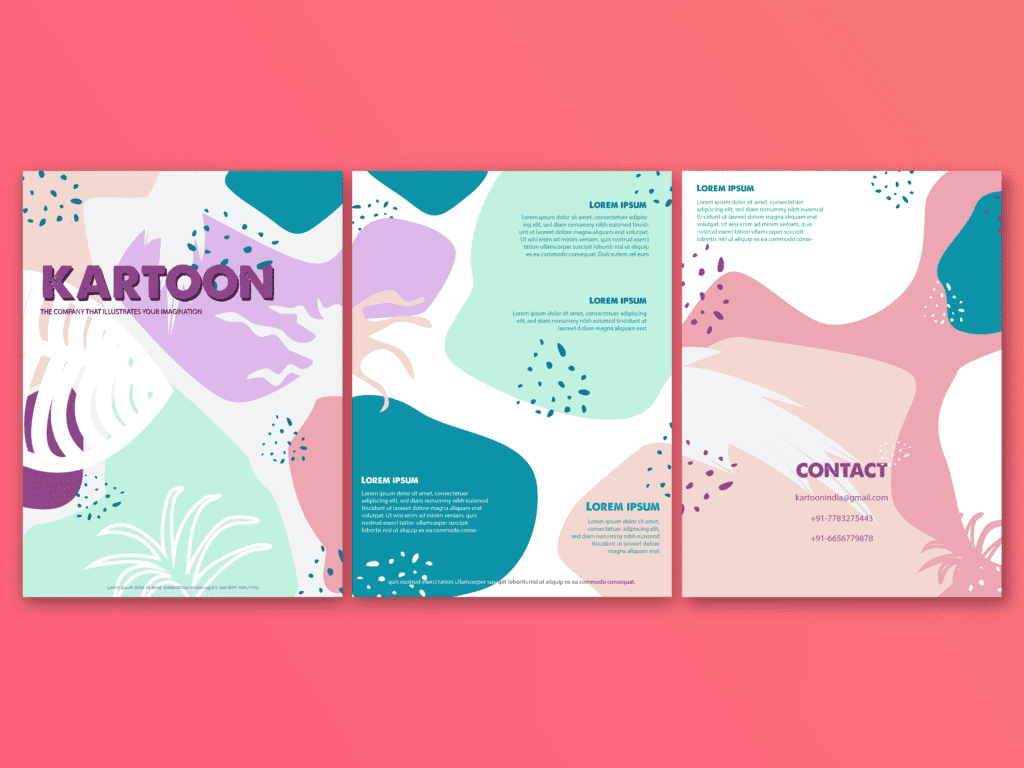 illustrations can make a visual impact in your brochure design