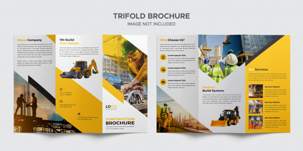 layout template for brochure design