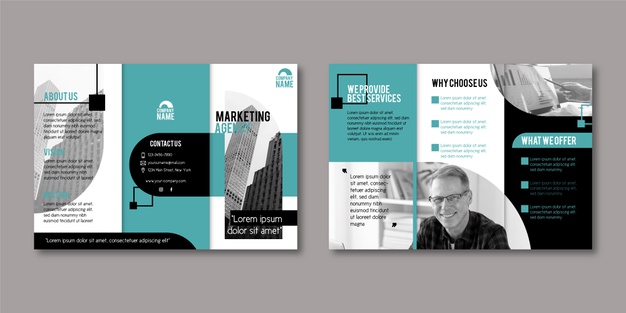 brand based brochure design template