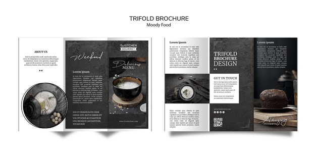 food brochure design inspiration