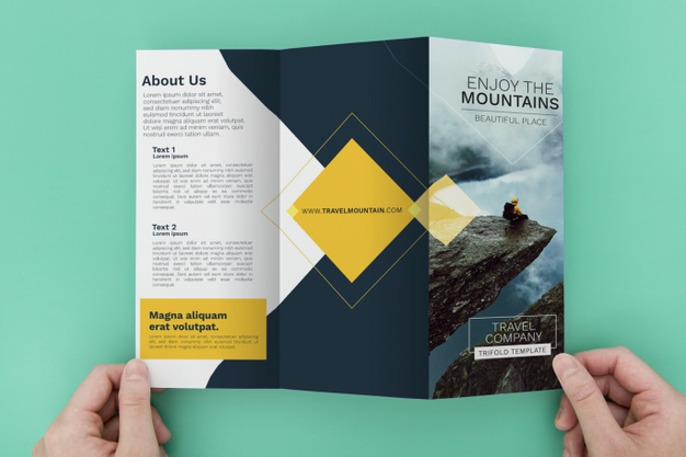 creative template for brochure design