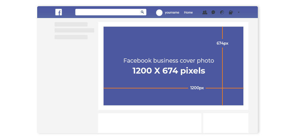 Facebook business cover photo template