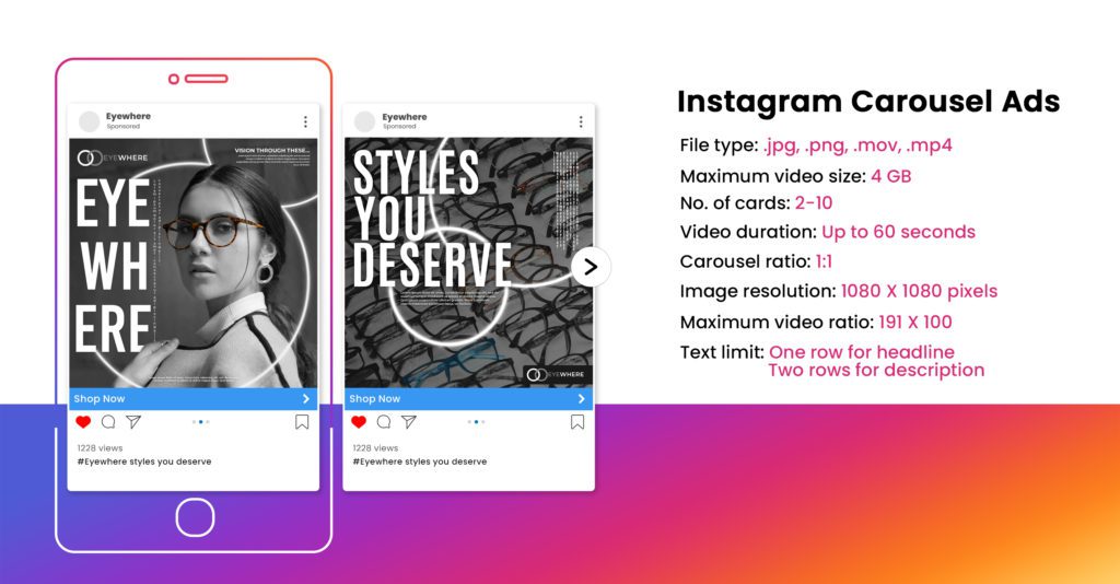 Instagram Carousel Ad Size