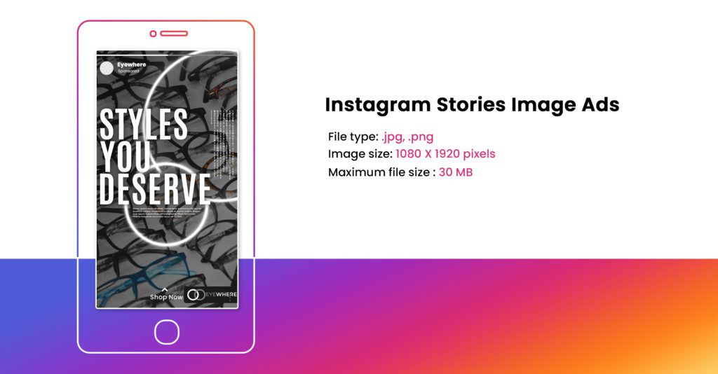 Instagram Stories Image Ads Size