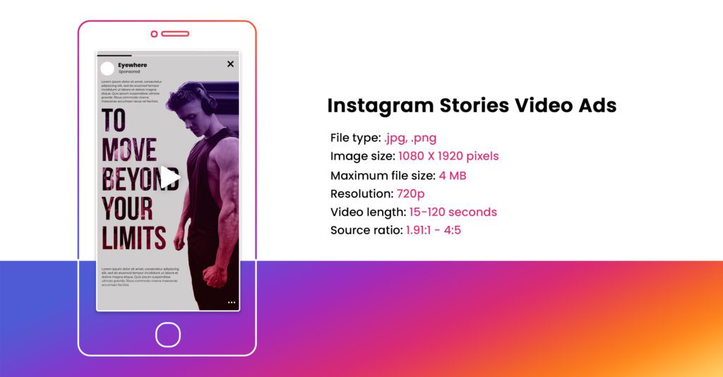 Instagram Video Ads Sizes For Stories Size