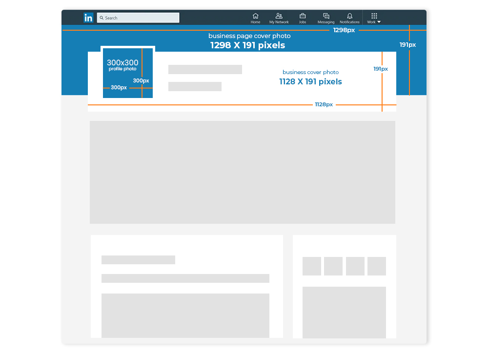 LinkedIn business cover photo dimensions