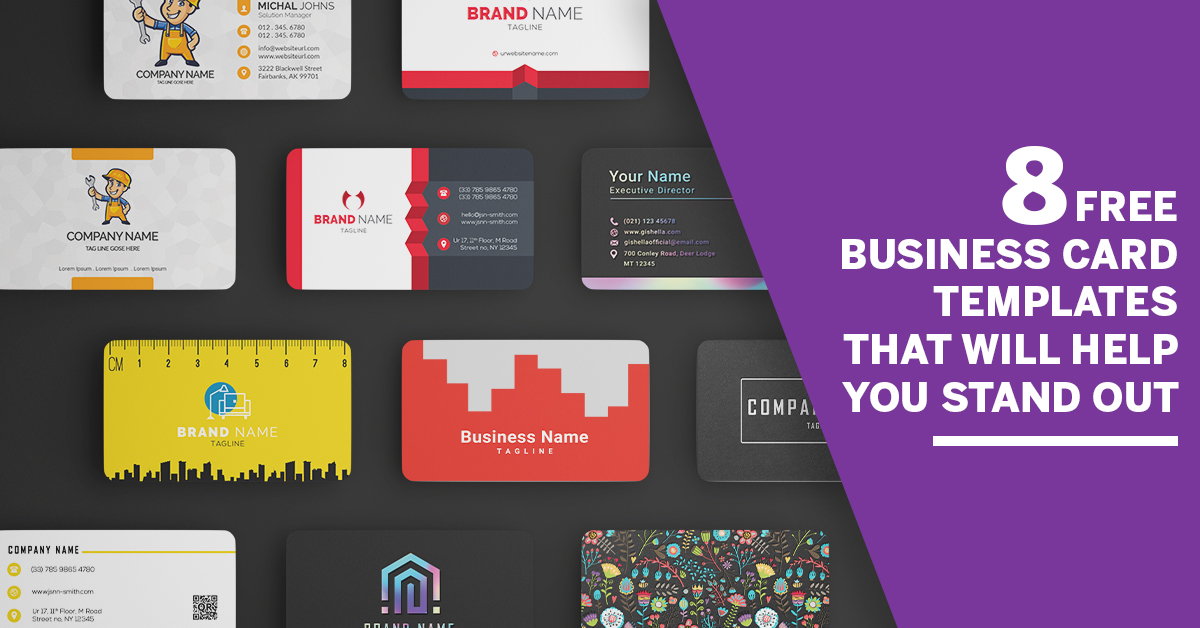 8 Free Business Card Templates That Will Help You Stand Out