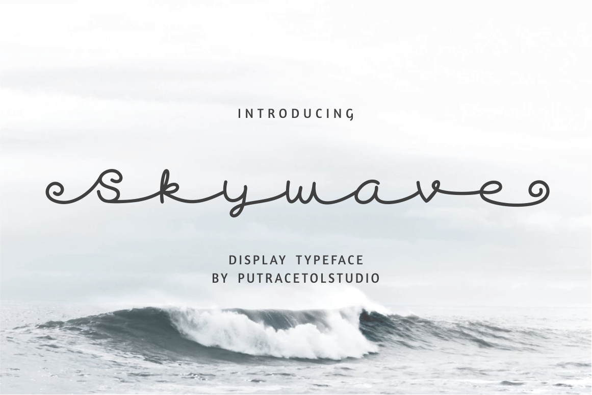 Skywave-best font for logos