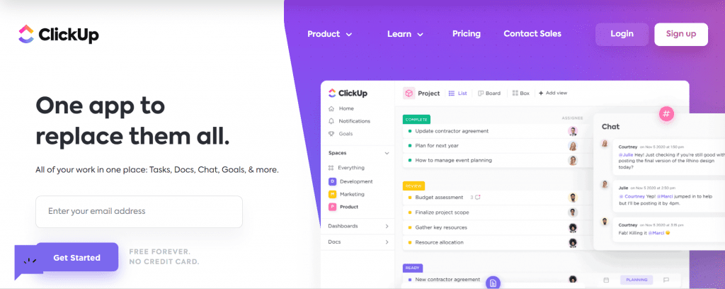 ClickUp - Top SaaS Tool for Project Management 