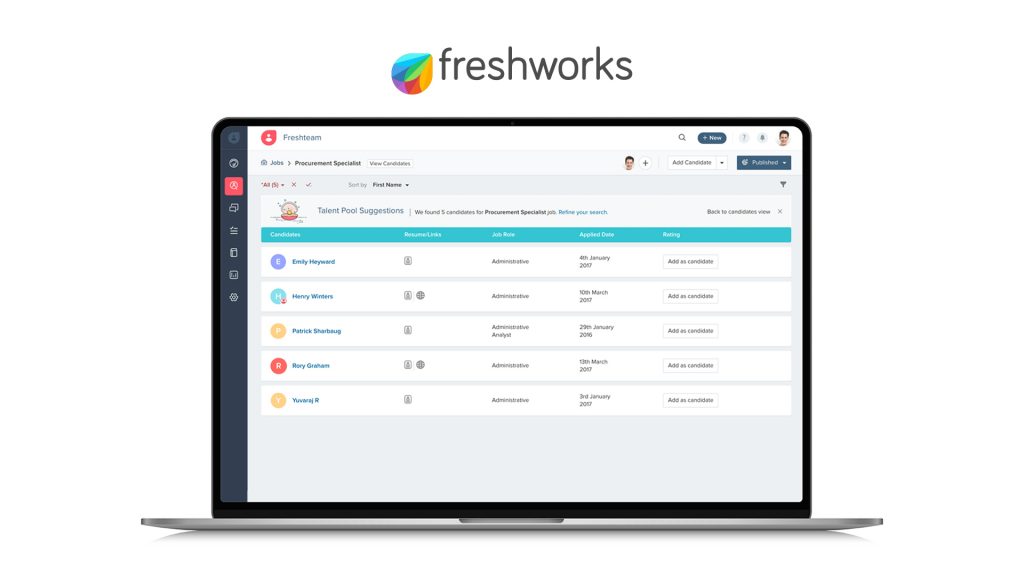 Freshteam by Freshworks  - Best HR Software Tools for Human Resource Management