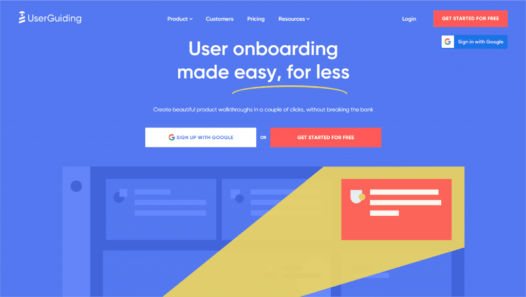 UserGuiding - 5 best user onboarding tools