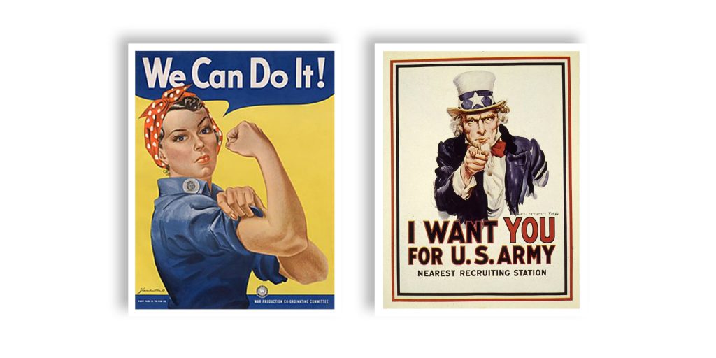 Iconic advertising posters