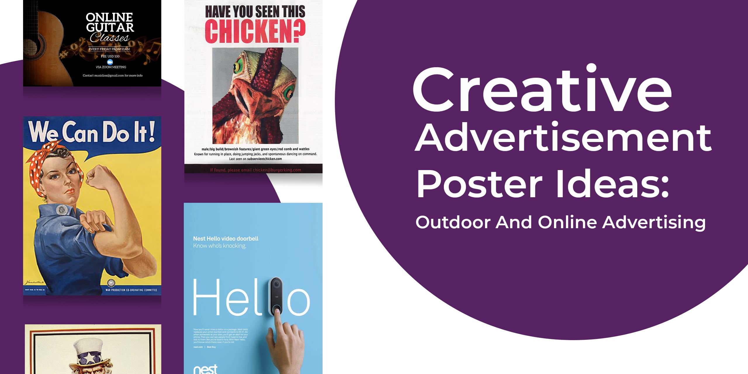 Creative Advertisement Poster Ideas