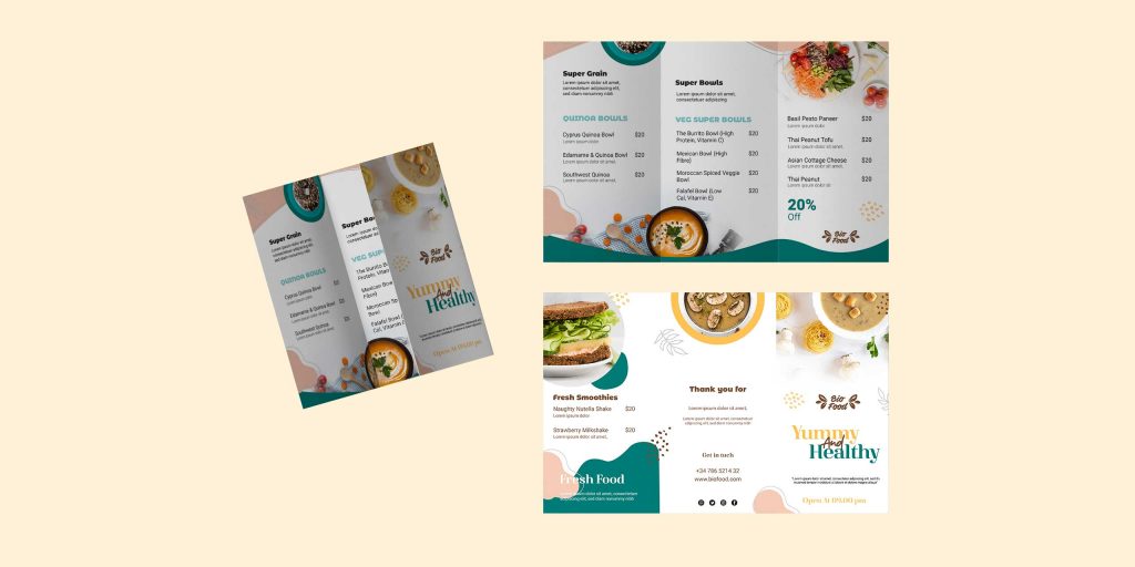 trifold pamphlet template