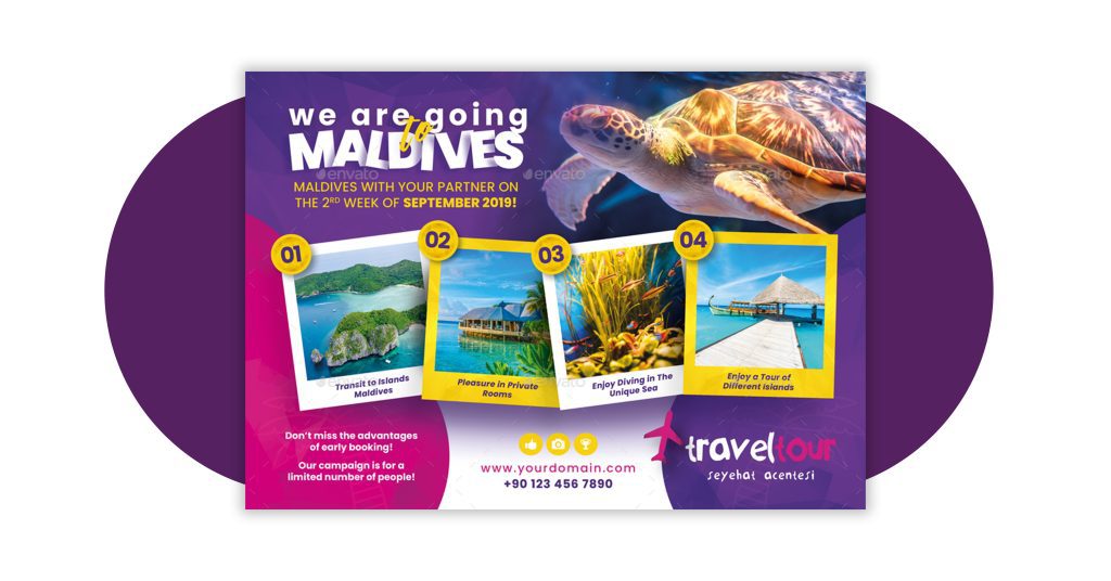 tourist leaflet examples