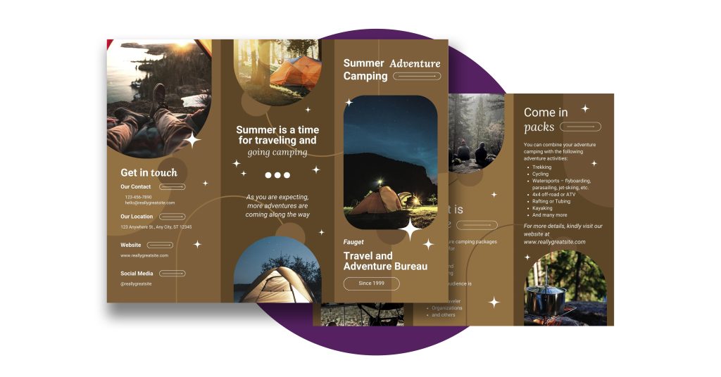 Travel brochure examples