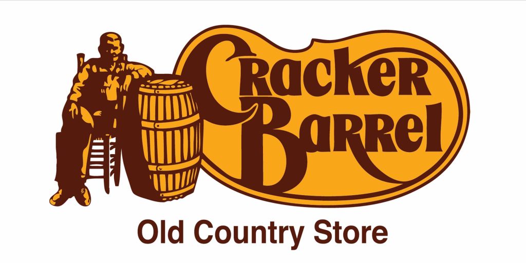 Crackel barrel logo is telling a story