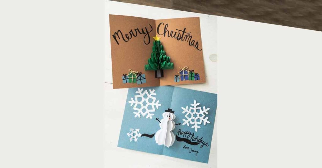 3D Christmas card ideas