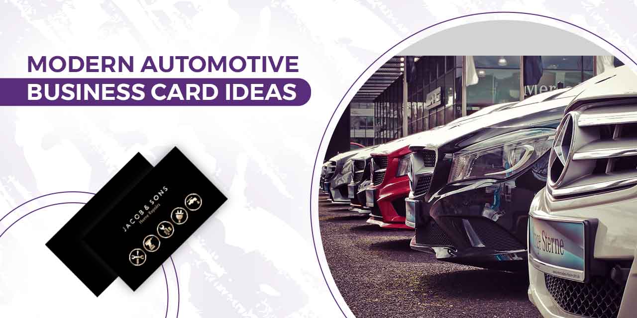 Automotive business cards