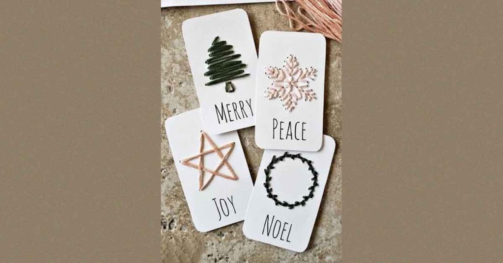 DIY Sustainable Christmas card ideas