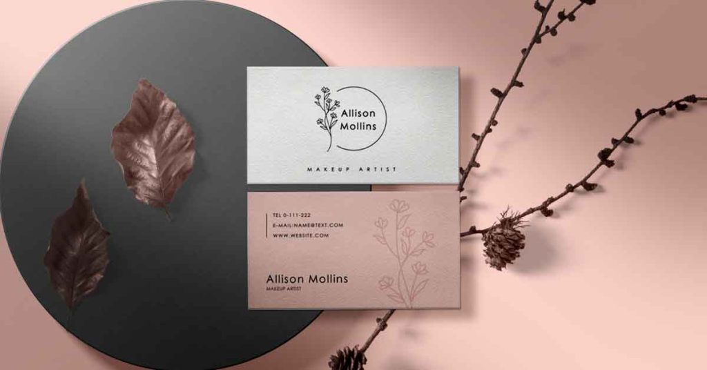 Floral Pattern business card