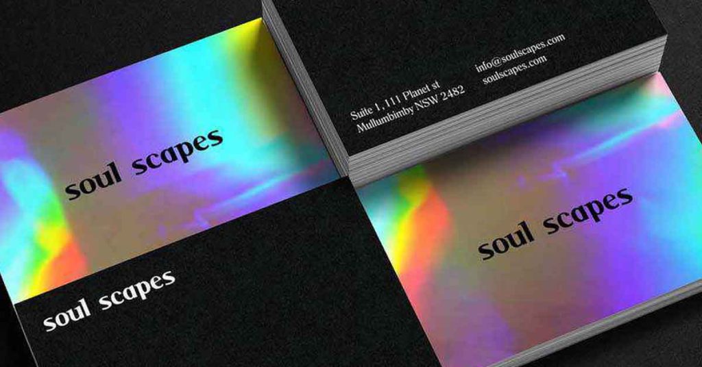 Holographic Business Cards