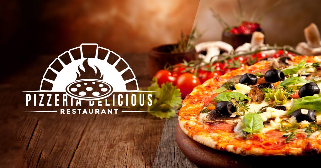 Logo for pizza restaurant