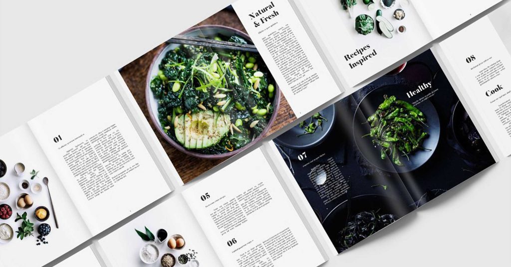 Cookbook design ideas and examples for your new restaurant