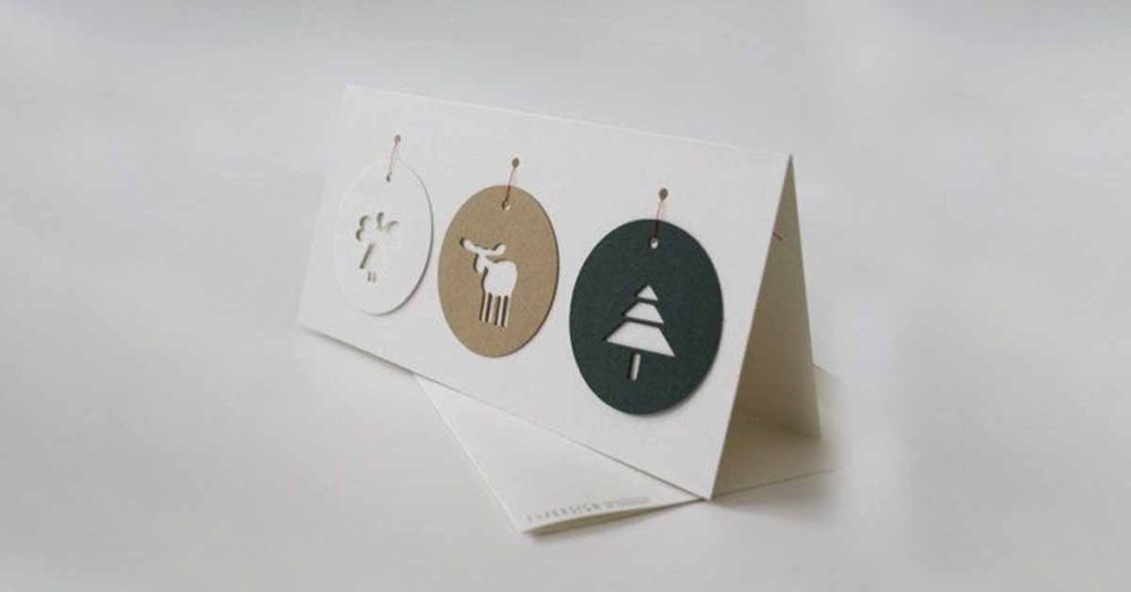 Minimal cut-out cards