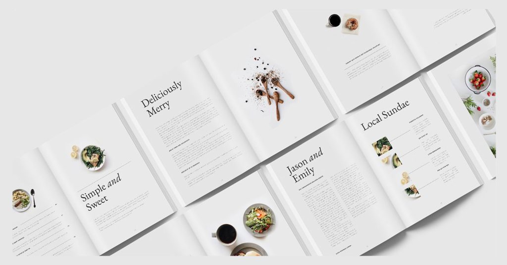 Minimalist Cookbook Design