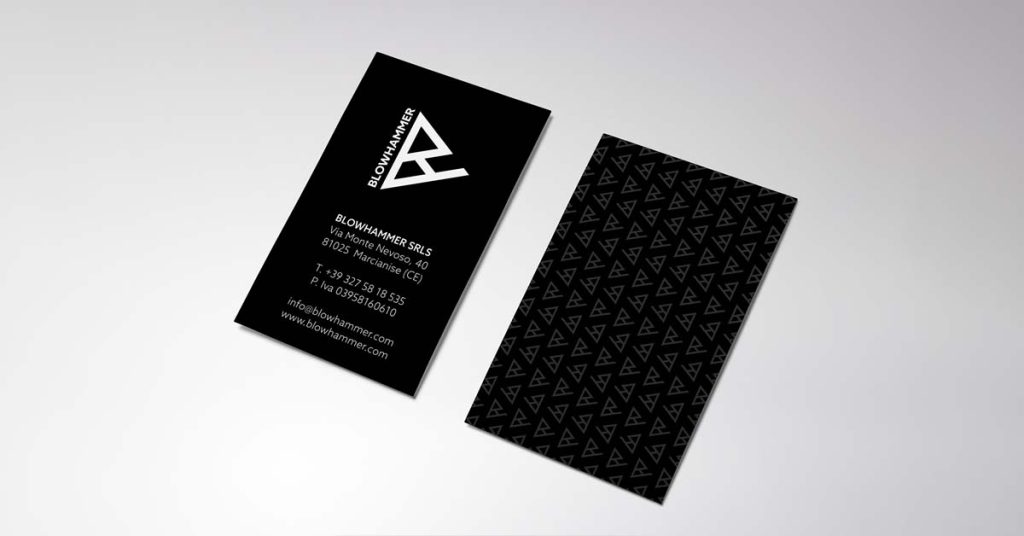 Modern Black and White Business Cards