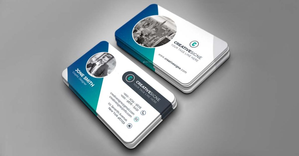 Modern Business Cards with Photos