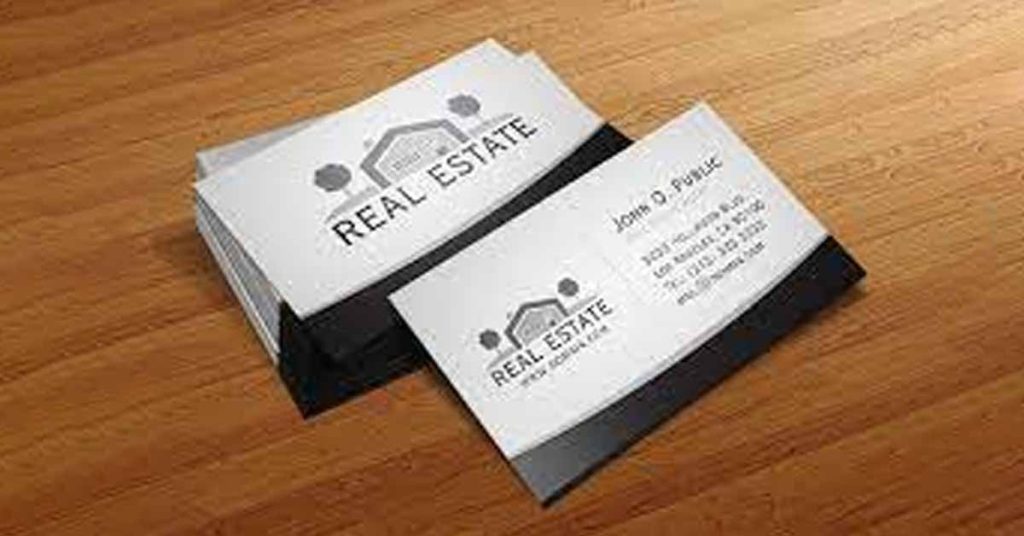 Modern Real Estate Business Cards