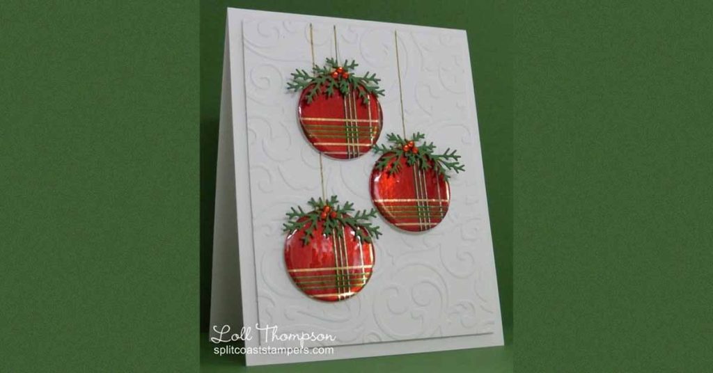 Ornamental Christmas cards