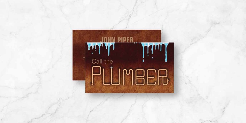 Plumbing Business Cards