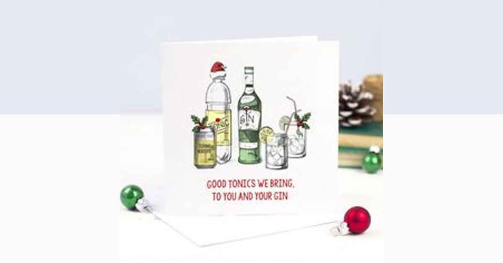 Xmas card ideas for drinkers