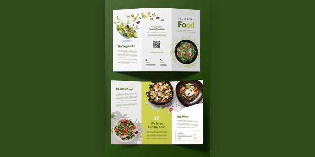 Food product brochure