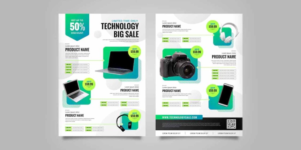 Product promotion brochure