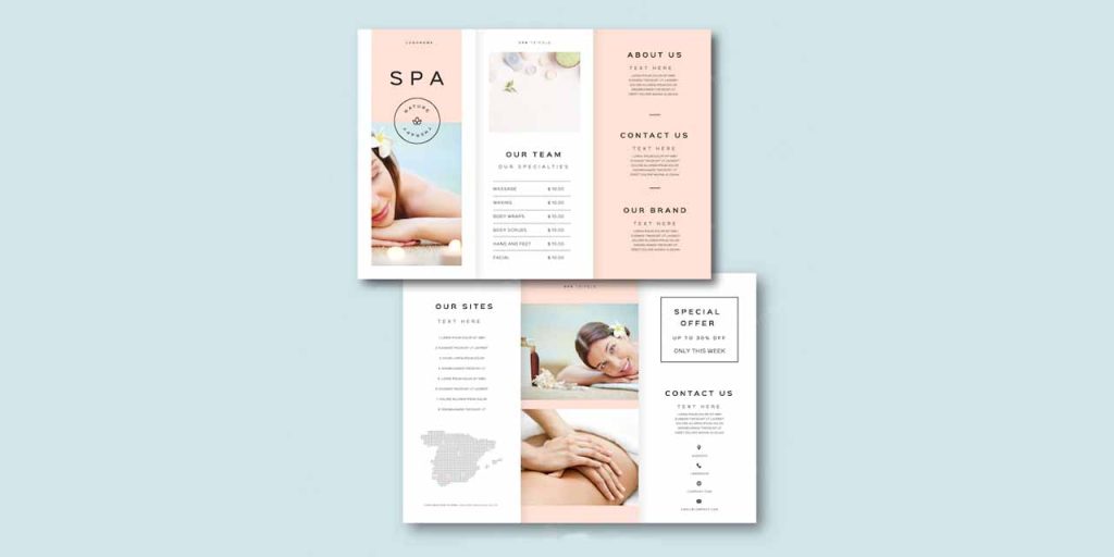 Skincare brochure