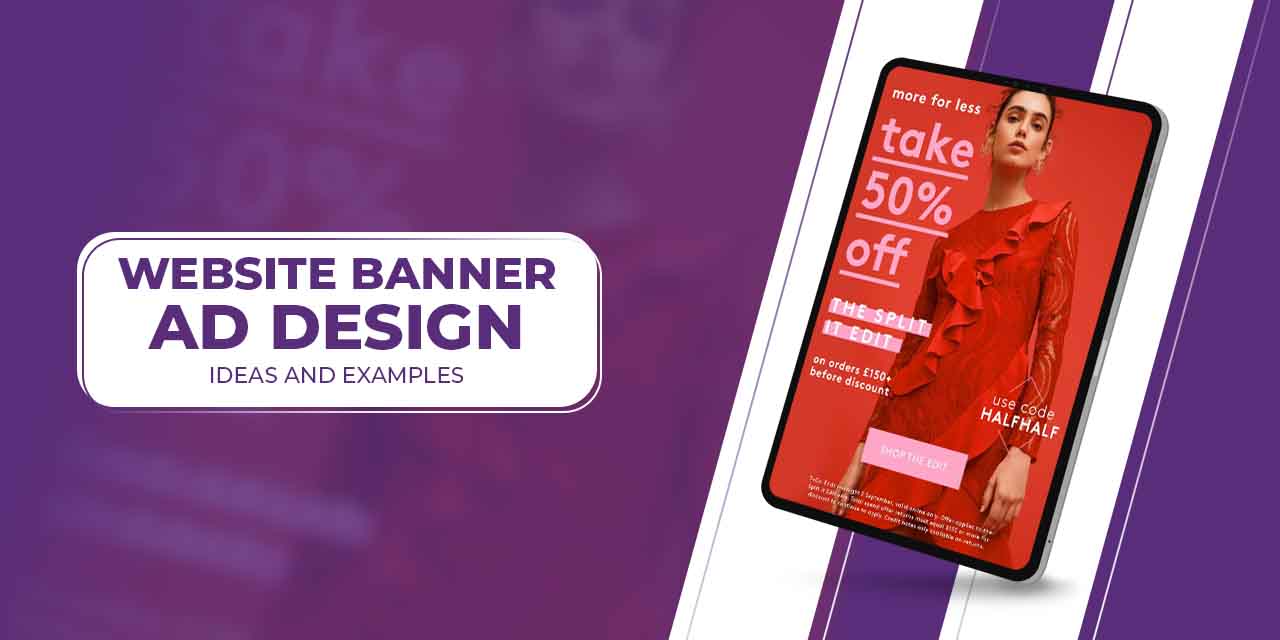 Website banner ad design ideas and examples