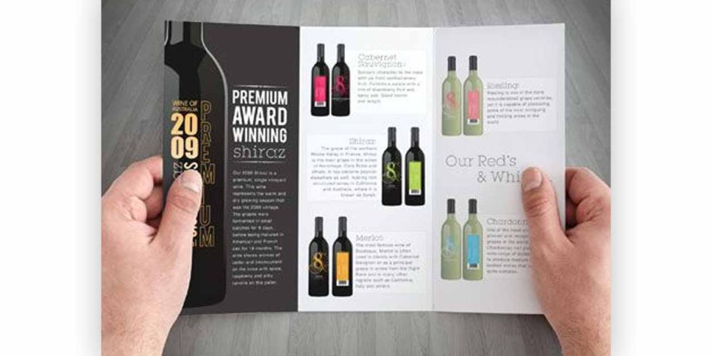 Wine brochure