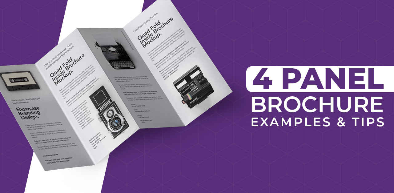 4 panel Brochure Examples & Tips to Get Started