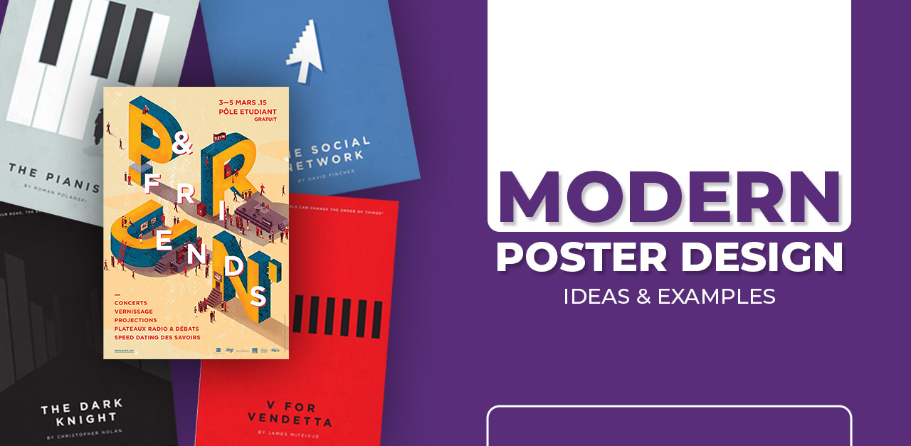 Modern Poster Design Ideas & Examples