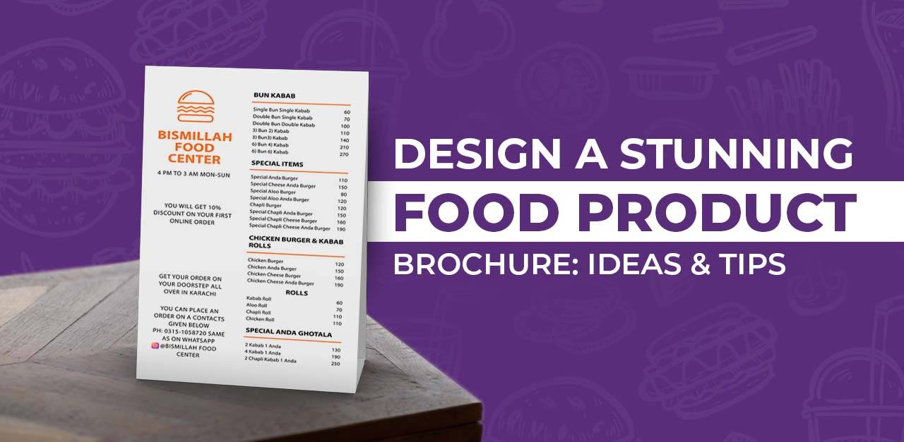 Design a Stunning Food Product Brochure: Ideas & Tips