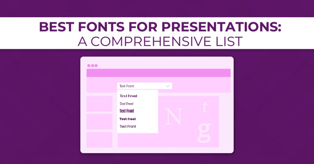 best font for sales presentations