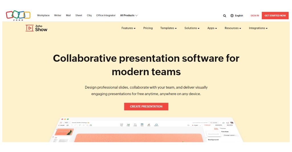 presentation software is dash software