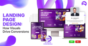 Landing page design