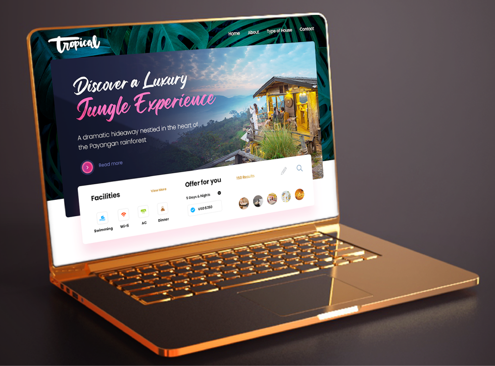 Tropical Website Design