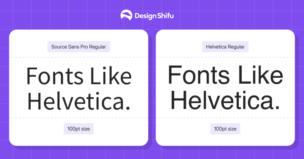 Source Sans Pro-Fonts Like Helvetica